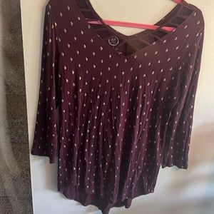 Maurices, 24/7 three-quarter length sleeve, blouse, women’s medium